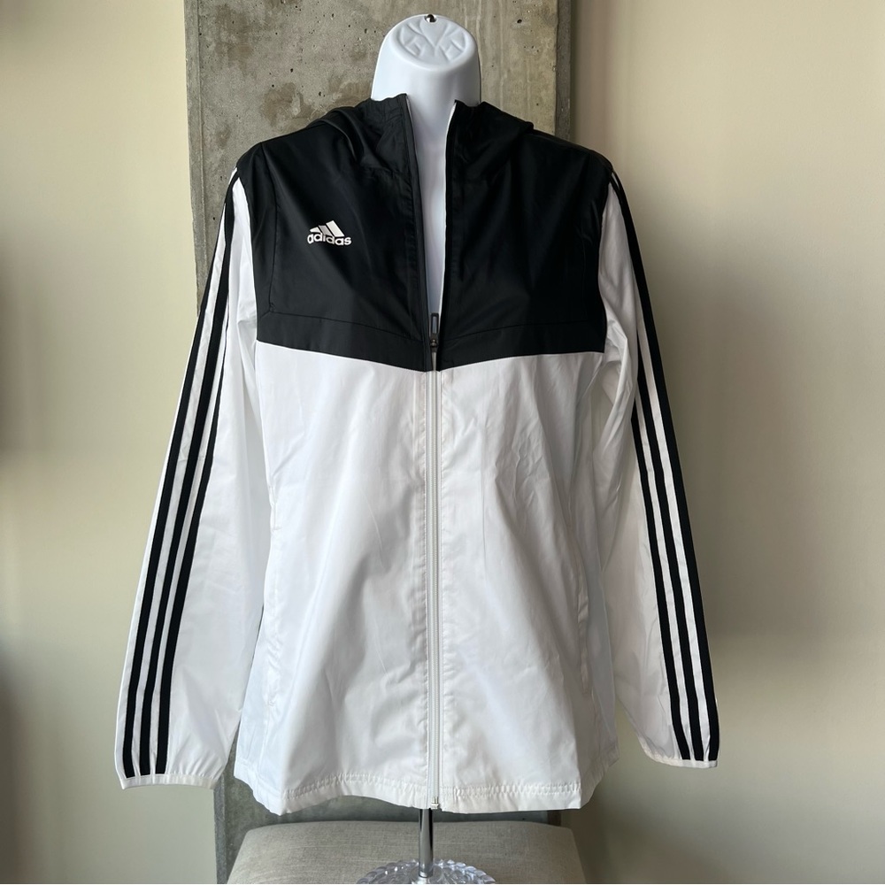 Adidas lightweight hooded jacket